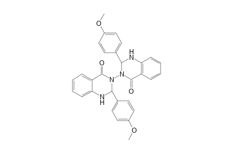 2,2'-Di(4-methoxyphenyl)tetrahydro-3,3'-bisquinazolin-4,4'-dione