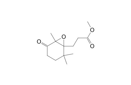 7-Oxabicyclo[4.1.0]heptane-1-propanoic acid, 2,2,6-trimethyl-5-oxo-, methyl ester