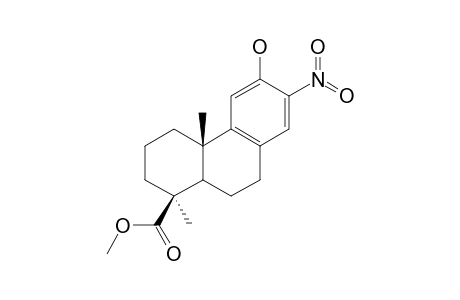 METHYL-12-HYDROXY-13-NITRO-PODOCARPA-8,11,13-TRIEN-19-OATE