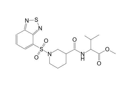 butanoic acid, 2-[[[1-(2,1,3-benzothiadiazol-4-ylsulfonyl)-3-piperidinyl]carbonyl]amino]-3-methyl-, methyl ester, (2S)-