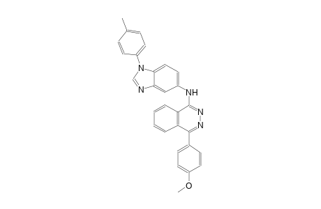 N-[4-(4-methoxyphenyl)-1-phthalazinyl]-N-[1-(4-methylphenyl)-1H-benzimidazol-5-yl]amine