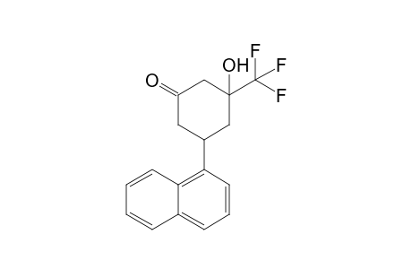 3-Hydroxy-5-(naphthalen-1-yl)-3-(trifluoromethyl)cyclohexanone