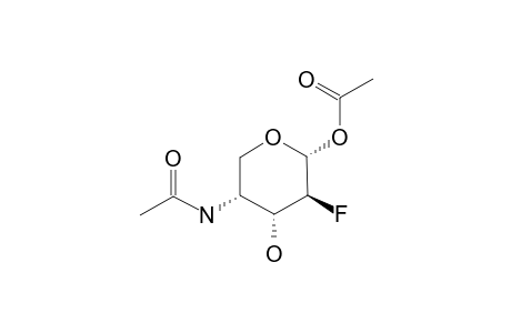 4-ACETAMIDO-1-O-ACETYL-2,4-DIDEOXY-2-FLUORO-D-ARABINOPYRANOSIDE;ALPHA-ANOMER