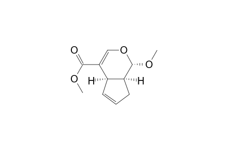 Cyclopenta[c]pyran-4-carboxylic acid, 1,4a,7,7a-tetrahydro-1-methoxy-, methyl ester, (1.alpha.,4a.alpha.,7a.alpha.)-
