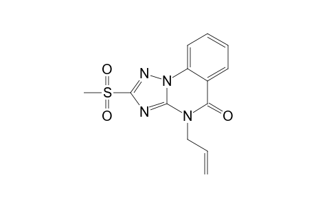 4-ALLYL-2-METHYLSULFONYL-[1,2,4]-TRIAZOLO-[1,5-A]-QUINAZOLIN-5-ONE