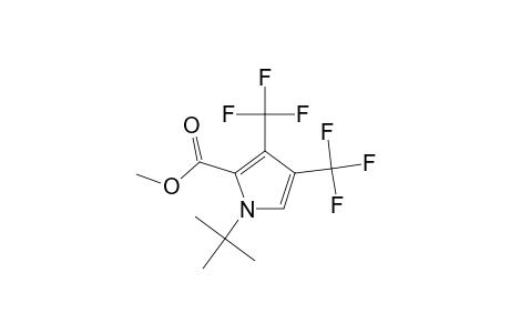 1-tert-butyl-3,4-bis(trifluoromethyl)pyrrole-2-carboxylic acid methyl ester