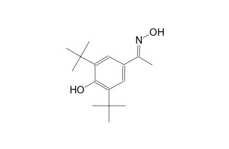 ethanone, 1-[3,5-bis(1,1-dimethylethyl)-4-hydroxyphenyl]-, oxime, (1E)-