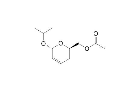 (2R,6R)-2-Acetoxymethyl-6-isopropoxy-3,6-di-hydro-2H-2-pyran