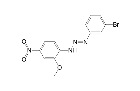 (1E)-1-(3-Bromophenyl)-3-(2-methoxy-4-nitrophenyl)-1-triazene