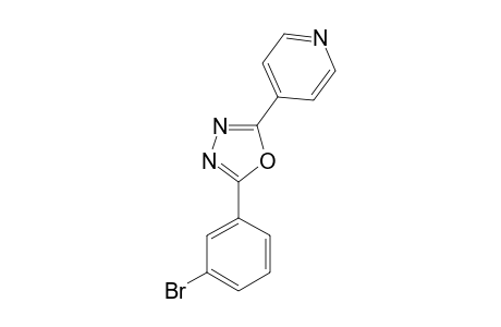 2-(3-BROMOPHENYL)-5-(4-PYRIDYL)-1,3,4-OXADIAZOLE