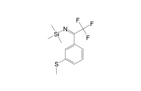 N-(TRIMETHYLSILYL)-1-(3-METHANESULFANYLPHENYL)-1-(2,2,2-TRIFLUOROMETHYL)-KETIMINE