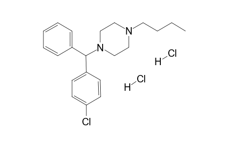 Dihydrochloride 1-(n)butyl-4-(p-chloro-a-phenylbenzyl)piperazine