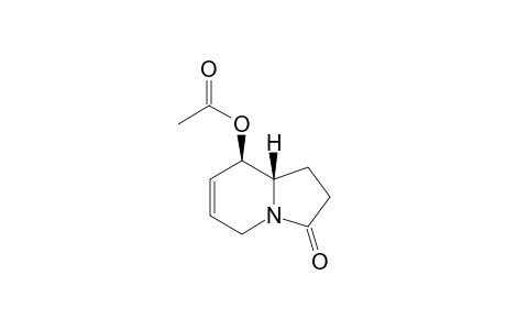8-Acetoxyhexahydro-3-indolizidinone