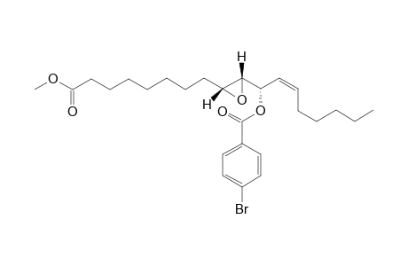 Methyl 9(R),10(R)-epoxy-11(S)-[(p-bromobenzoyl)oxy]-12(Z)-octadecenoate