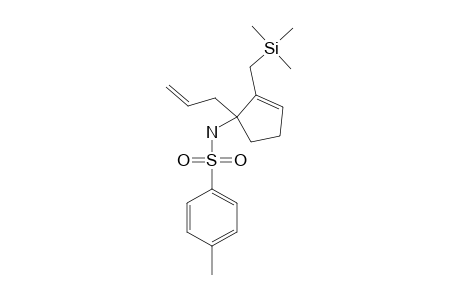 N-[1-ALLYL-2-(TRIMETHYLSILYL)-METHYL-2-CYCLOPENTEN-1-YL]-4-METHYLBENZENESULFONAMIDE