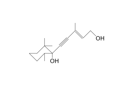 2,2,trans-6-Trimethyl-1-(5-hydroxy-3-methyl-trans-3-penten-1-yn-1-yl)-cyclohexanol