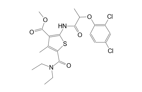 methyl 2-{[2-(2,4-dichlorophenoxy)propanoyl]amino}-5-[(diethylamino)carbonyl]-4-methyl-3-thiophenecarboxylate