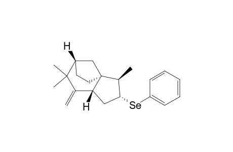 [2R-(2.alpha.,3.beta.,3a.beta.,6.beta.,8a.beta.)]-octahydro-3,7,7-trimethyl-8-methylene-2-(phenylseleno)-1H-3a,6-methanoazulene