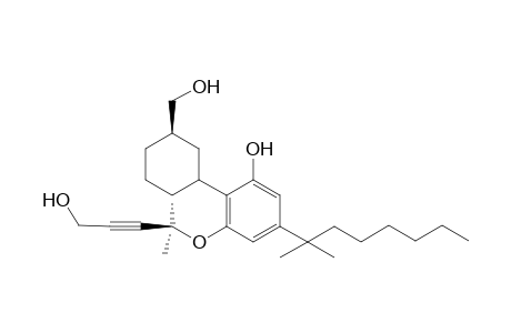9-(Hydroxymethyl)-6-methyl-6-(3-hydroxypropynyl)-3-(1,1-dimethylheptyl)-6a,7,8,9,10,10a-hexahydro-6H-dibenzo[bc]pyran-1-ol