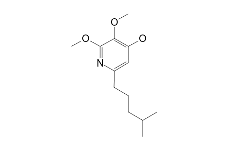 6-ISOHEXYL-4-HYDROXY-2,3-DIMETHOXY-PYRIDINE