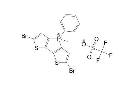 2,6-DIBROMO-P-METHYL-P-PHENYL-DITHIENO-[3,2-B:2',3'-D]-PHOSPHOLIUM-TRIFLATE