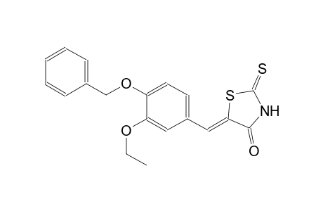 (5Z)-5-[4-(benzyloxy)-3-ethoxybenzylidene]-2-thioxo-1,3-thiazolidin-4-one