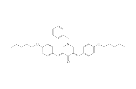 4-piperidinone, 3,5-bis[[4-(pentyloxy)phenyl]methylene]-1-(phenylmethyl)-, (3E,5E)-