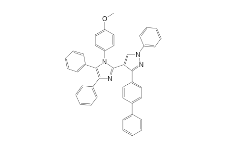 3-([1,1'-Biphenyl]-4-yl)-4-(1-(4-methoxyphenyl)-4,5-diphenyl-1H-imidazol-2-yl)-1-phenyl-1H-pyrazole