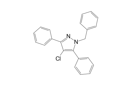 1-Benzyl-4-chloro-3,5-diphenyl-1H-pyrazole