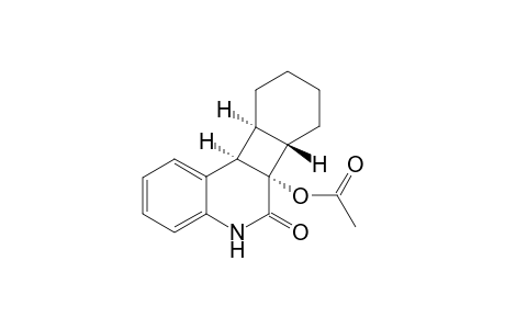 (+/-)-(6a.alpha.,6b.beta.,10a.alpha.,10b.alpha.)-6a-(Acetyloxy)-6a,6b,7,8,9,10,10a,10b)octahydro-benzo[3,4]cyclobuta[1,2-c]quinolin-6(5H)-one