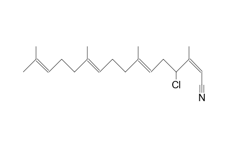 1-Cyano-3-chloro-2,6,10,14-tetramethyl-1,5,9,13-pentadecatetraene