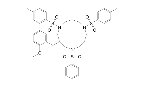 1,5,9-TRIS-(p-TOLYLSULFONYL)-3-(2-METHOXYBENZYL)-1,5,9-TRIAZA-CYCLODECANE