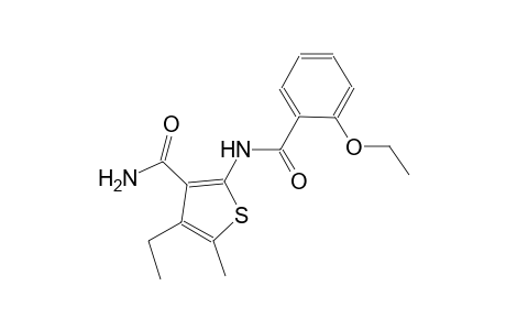 2-[(2-ethoxybenzoyl)amino]-4-ethyl-5-methyl-3-thiophenecarboxamide
