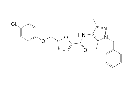 2-furancarboxamide, 5-[(4-chlorophenoxy)methyl]-N-[3,5-dimethyl-1-(phenylmethyl)-1H-pyrazol-4-yl]-