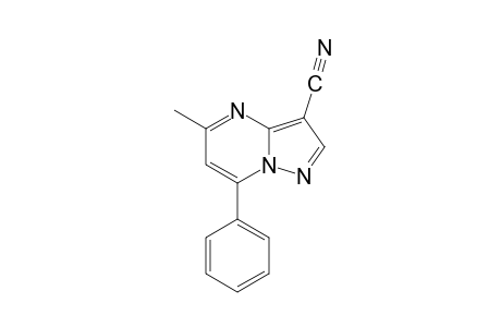 5-methyl-7-phenylpyrazolo[1,5-a]pyrimidine-3-carbonitrile