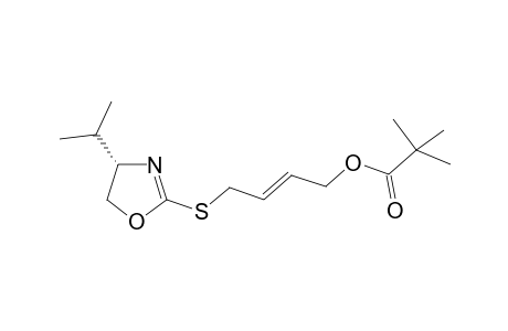 (S)-(E)-1-Trimethylacetoxy-4-(2-thio-4-isopropyloxazoline)-2-butene