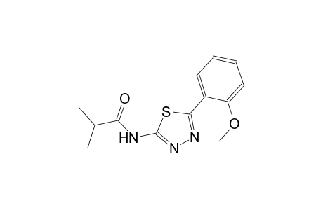 N-[5-(2-methoxyphenyl)-1,3,4-thiadiazol-2-yl]-2-methylpropanamide