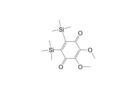 2,5-Cyclohexadiene-1,4-dione, 2,3-dimethoxy-5,6-bis(trimethylsilyl)-