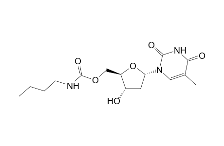 Butyl-carbamic acid (2R,3S,5S)-3-hydroxy-5-(5-methyl-2,4-dioxo-3,4-dihydro-2H-pyrimidin-1-yl)-tetrahydro-furan-2-ylmethyl ester