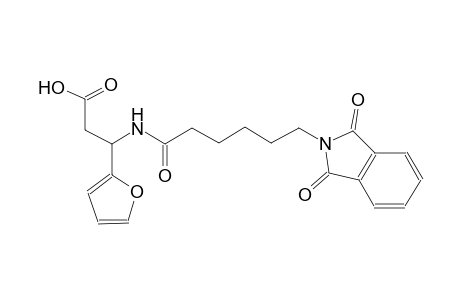 2-furanpropanoic acid, beta-[[6-(1,3-dihydro-1,3-dioxo-2H-isoindol-2-yl)-1-oxohexyl]amino]-