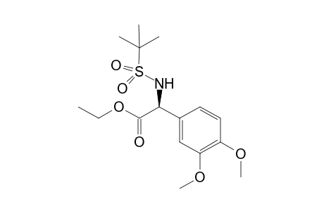 (S)-Ethyl-2-(3,4-dimethoxyphenyl)-2-(1,1-dimethylethylsulfonamido)acetate