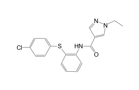 N-{2-[(4-chlorophenyl)sulfanyl]phenyl}-1-ethyl-1H-pyrazole-4-carboxamide