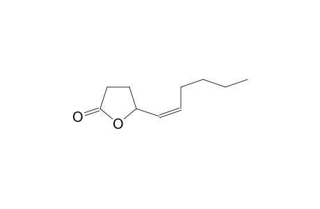 2(3H)-Furanone, 5-(1-hexenyl)dihydro-, (Z)-(.+-.)-