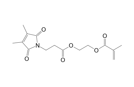 1H-Pyrrole-1-propanoic acid, 2,5-dihydro-3,4-dimethyl-2,5-dioxo-,2-[(2-methyl-1-oxo-2-propenyl)oxy]ethyl ester