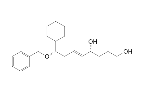 (E,4R,8S)-8-benzoxy-8-cyclohexyl-oct-5-ene-1,4-diol