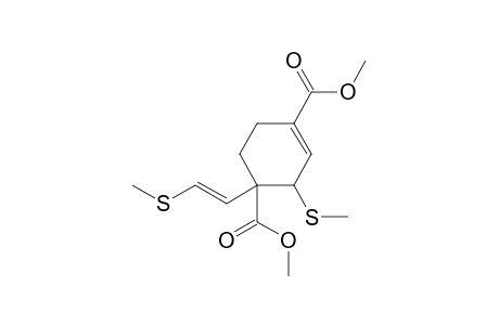 1,4-Bis(methoxycarbonyl)-3-methylthio-4-{2-methylthioethenyl}cyclohexene