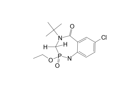 4-TERT.-BUTYL-7-CHLORO-2-ETHOXY-2,3-DIHYDRO-1H-1,4,2-BENZODIAZAPHOSPHEPIN-5(4H)-ONE-2-OXIDE