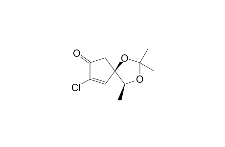 (4S,5R)-8-chloro-2,2,4-trimethyl-1,3-dioxaspiro[4.4]non-8-en-7-one