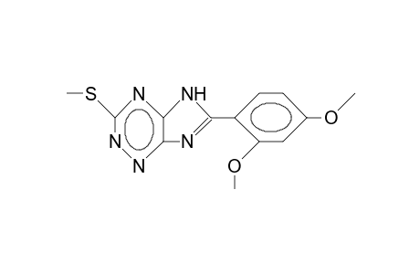 6-(2,4-Dimethoxy-phenyl)-3-methylthio-5H-imidazo (5,4-E)-1,2,4-triazine