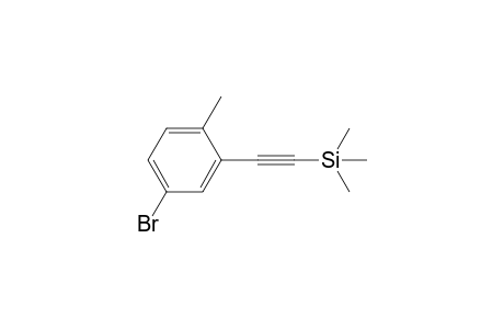 2-(Trimethylsilyl)ethynyl-4-bromotoluene